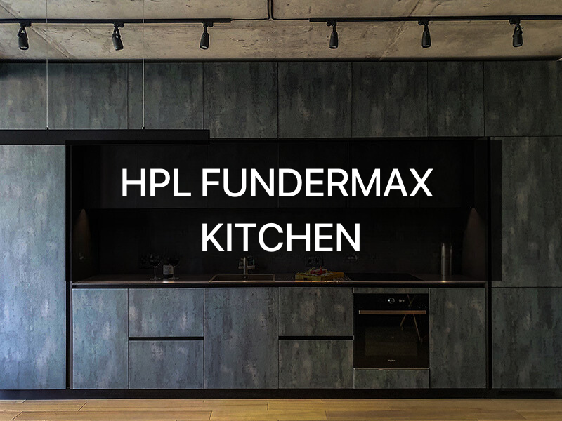 Kitchen with HPL: one material for all solutions photo №16