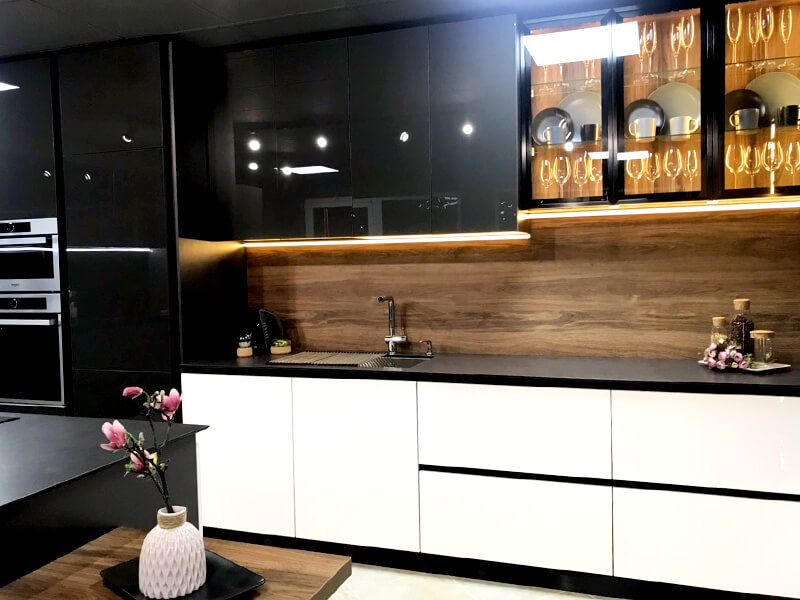 Decor Kitchen for MD showroom countertops Fundermax - photo №1