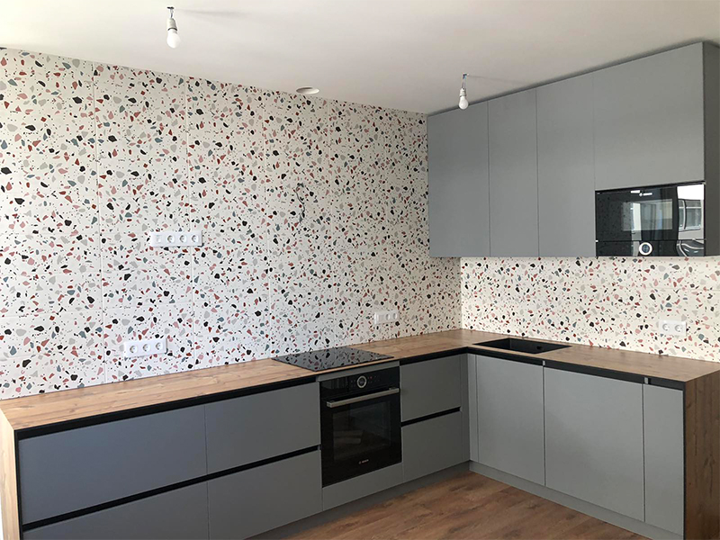 Decor Laconic kitchen countertops Fundermax - photo №2