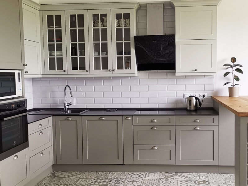 Decor Classical style Kitchen countertops Fundermax - photo №3