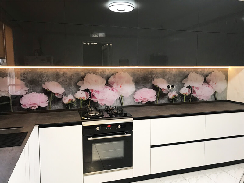 Decor Peonies kitchen countertops Fundermax - photo №0