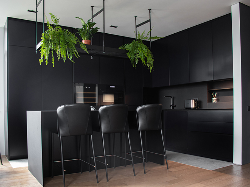 Decor Varshavskiy Privet countertops Fundermax - photo №23