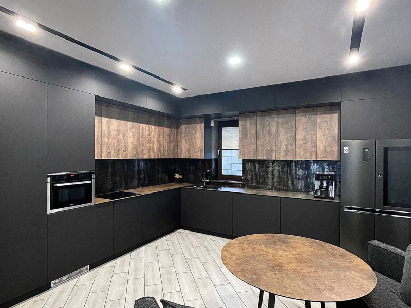 Decor Kitchen "Harsh beauty" countertops Fundermax - photo №5