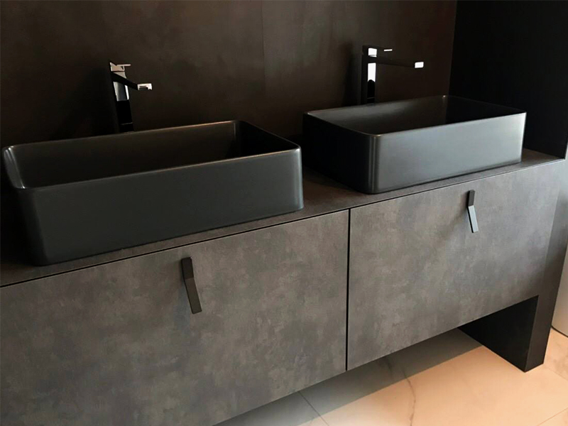 Decor Double washbasin countertops Fundermax - photo №0