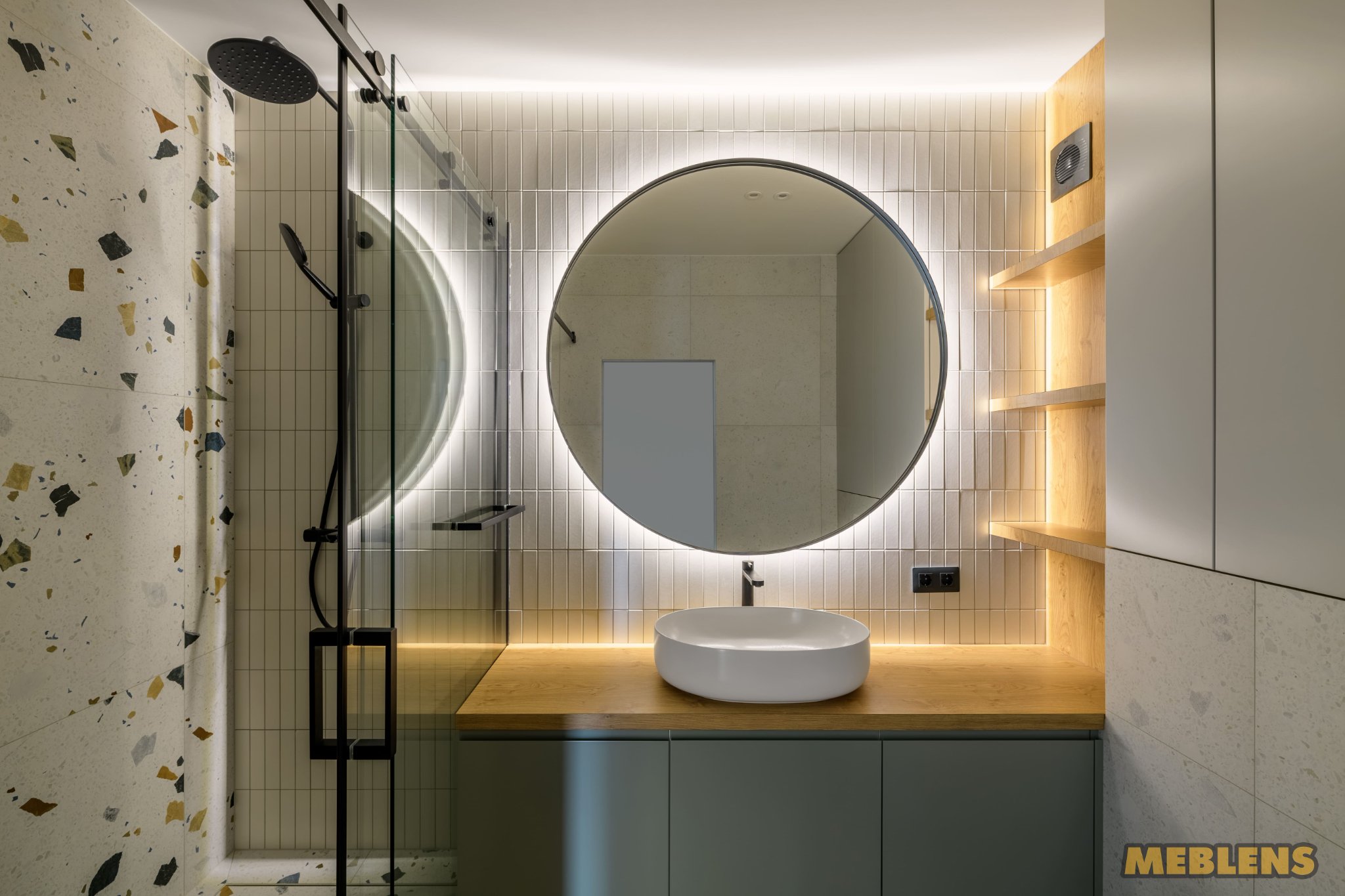 Decor Modern bathroom countertops Fundermax - photo №8